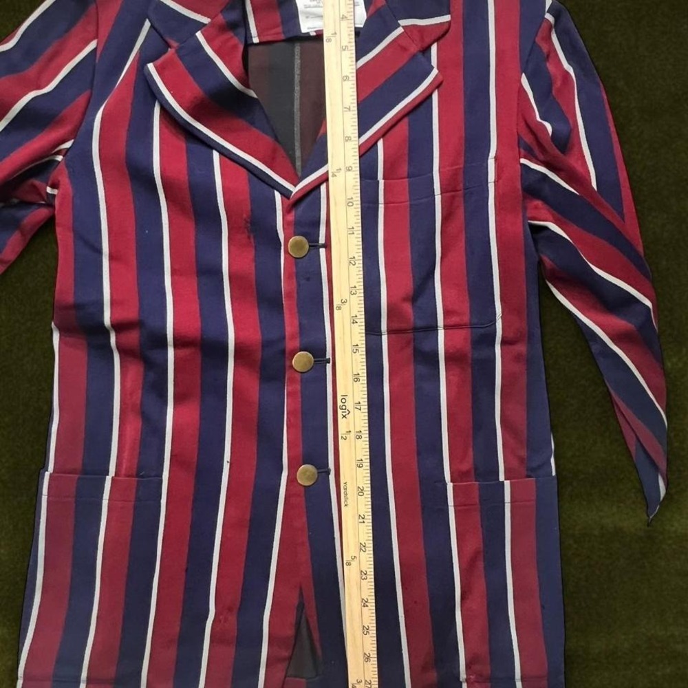 TRUE VINTAGE GRAIL 1950s/60s Saks Fifth Avenue Striped Boating Blazer M - Picture 7 of 8